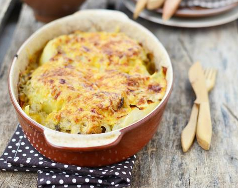 GRATIN D&rsquo;OIGNONS DOUX AU LANGRES