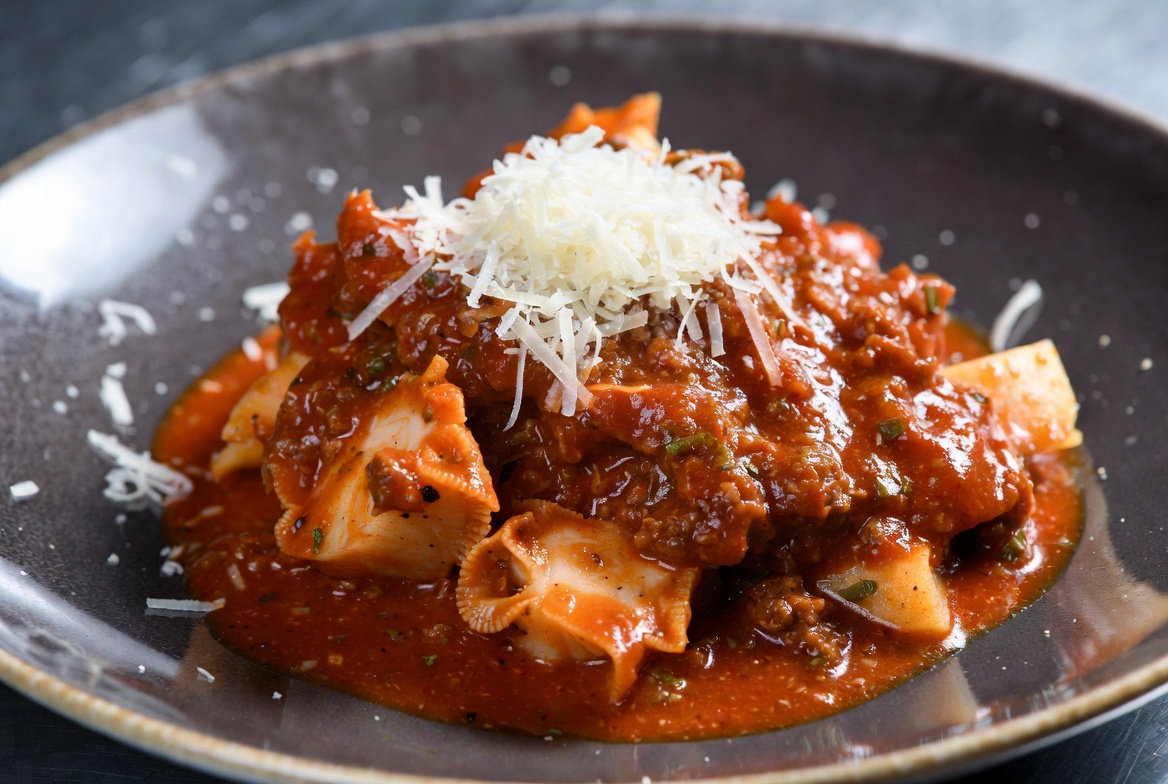 Tripes à la bolognaise au Parmesan
