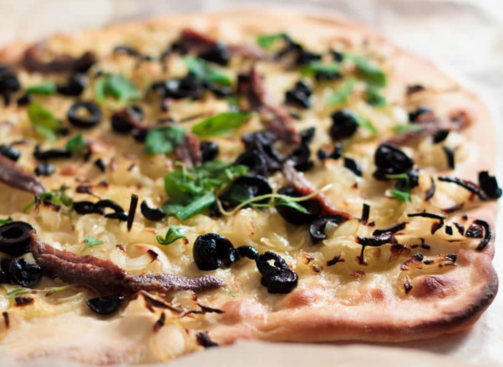 Pizza aux anchois