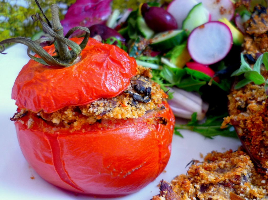 Tomates farcies au Mizithra